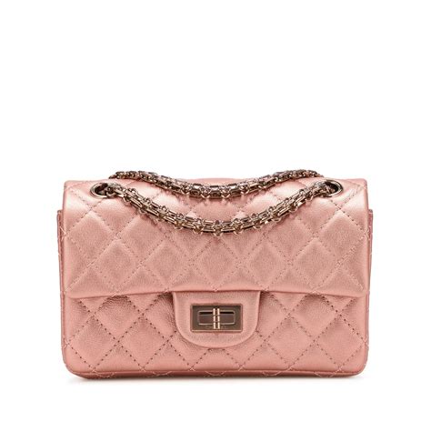 chanel pink reissue ouch|chanel 2.55 reissue dimensions.